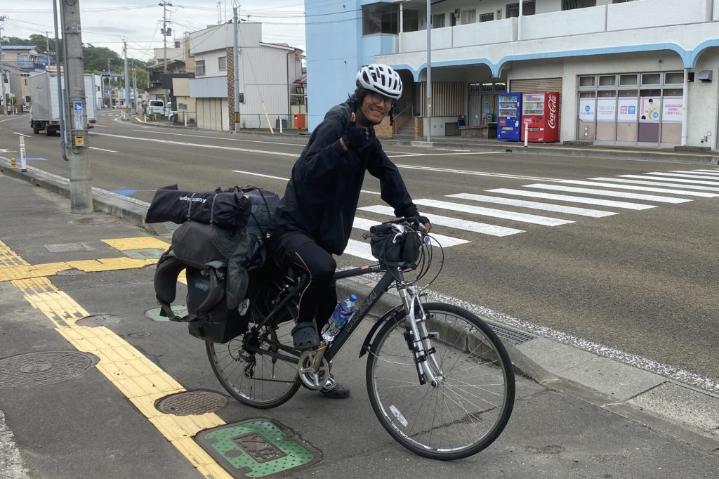自転車で日本一周中